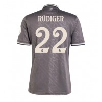 Maglia Calcio Real Madrid Antonio Rudiger #22 Terza Divisa 2024-25 Manica Corta